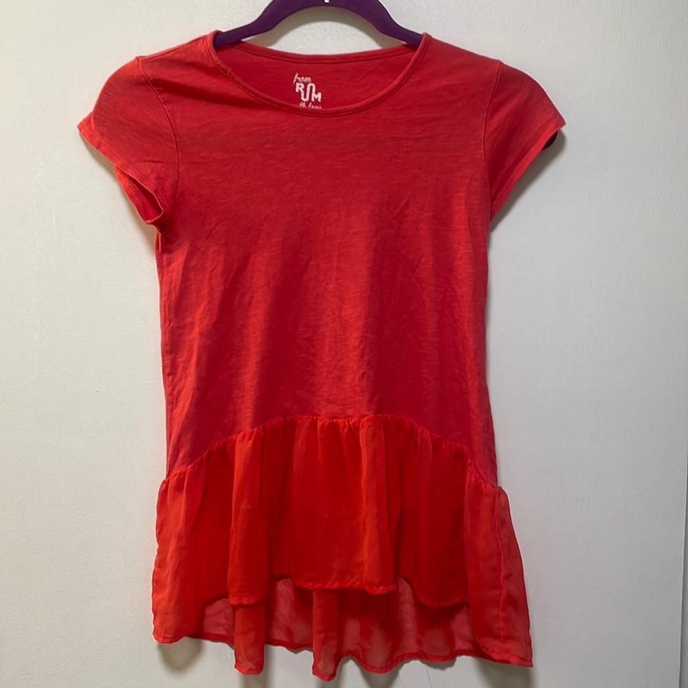 Girls short sleeve top size 12